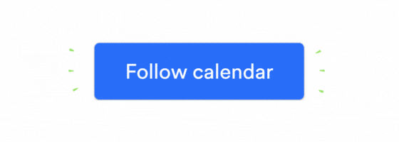 Follow Calendar Button (560 × 200px) linking to the FuturePlanet 2023 Events Calendar